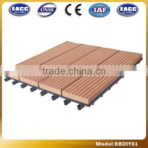 The factory wholesale Factory supply good price interlocking wpc deck tiles