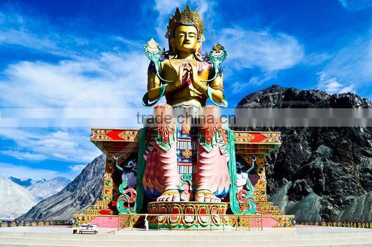 china supplier antique large bronze maitreya buddha statue