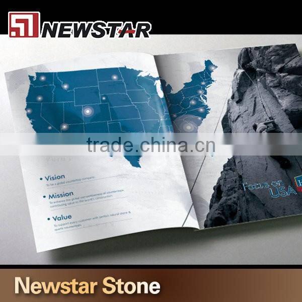 Newstar stone catalogue printing buochure design samples