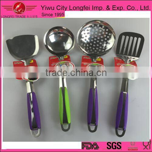 Stainless Steel Shovel Spoon With Platic Handle