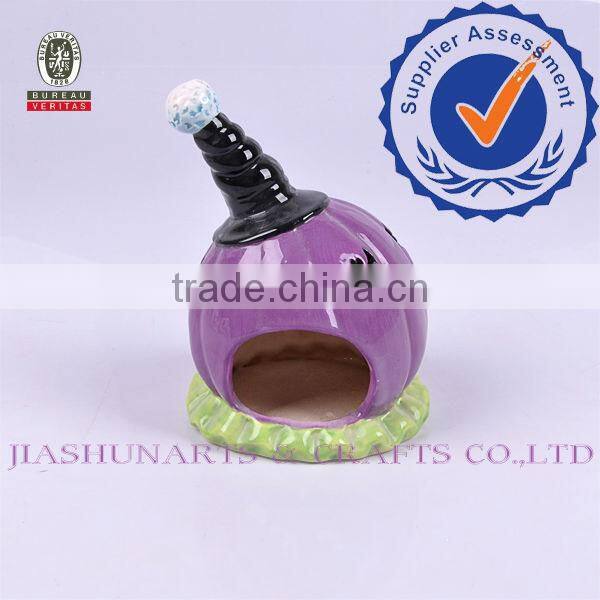 Pumpkin Halloween Ceramics Pricket