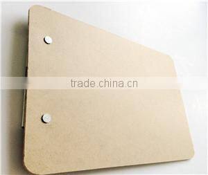 A5 office wooden clipboard with metal clip