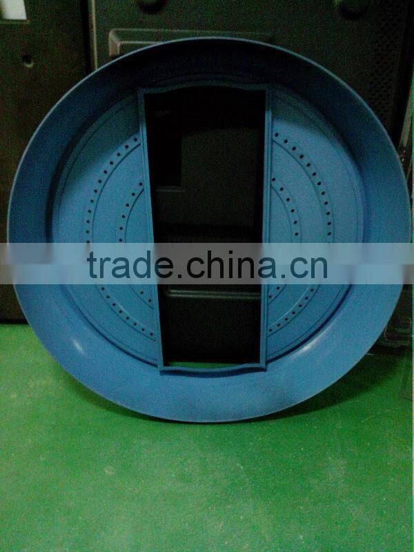 big thermoforming vacuum forming round drum cover of plastic