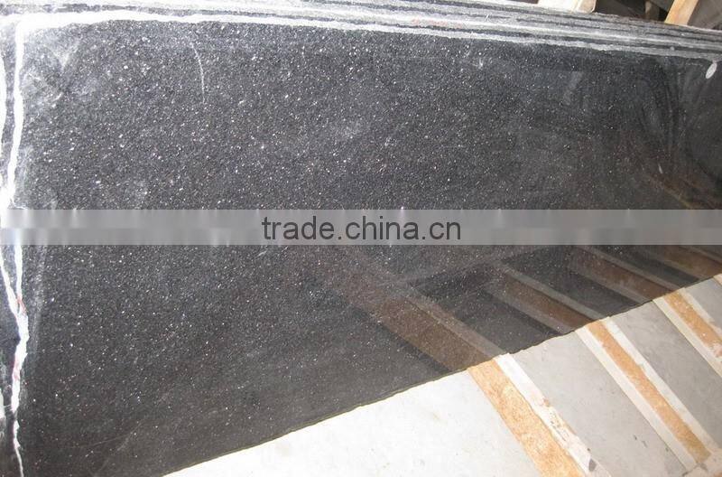 Black Galaxy exotic granite slabs half slabs or small slabs