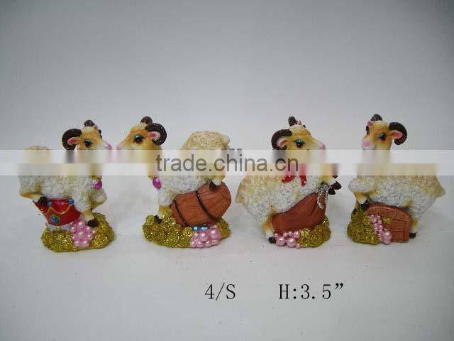 2015 fashion resin sheep crafts