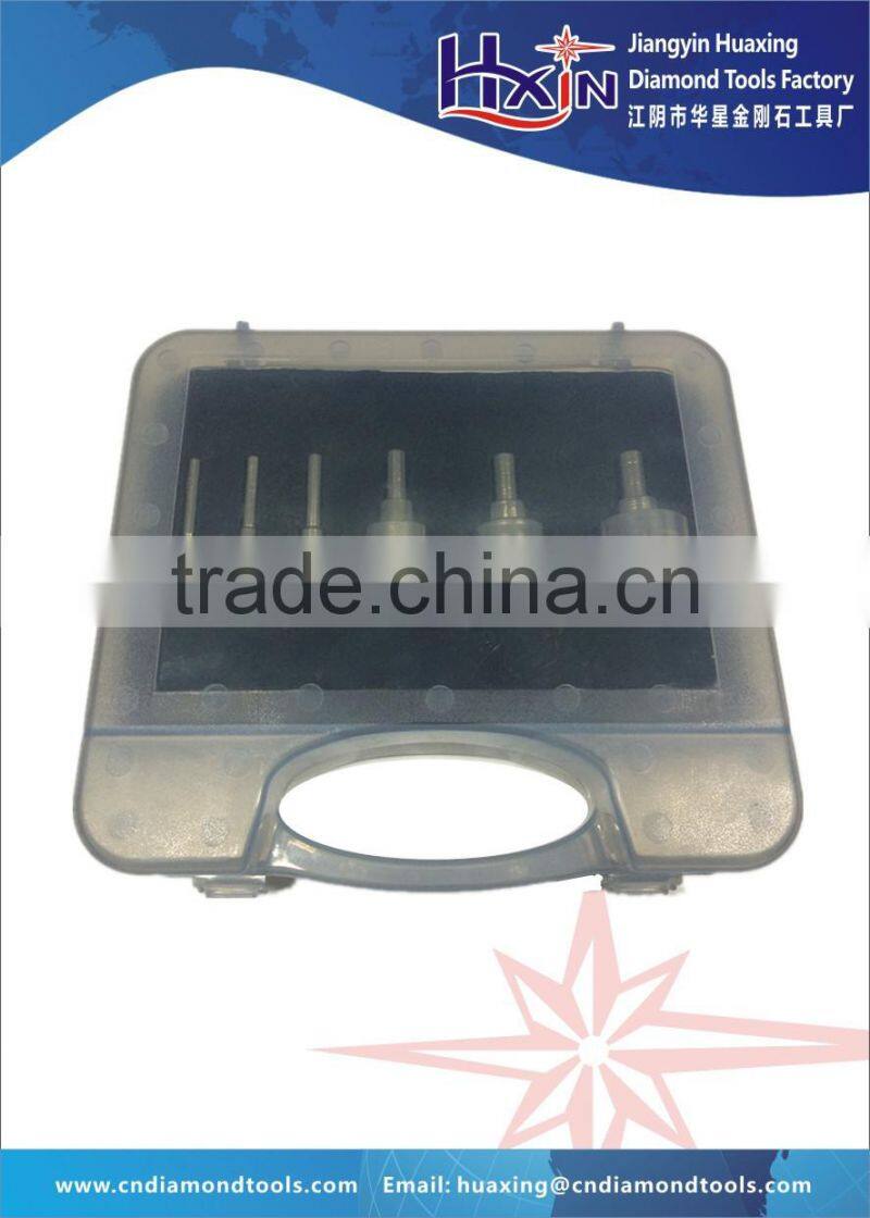 Hot sale Electroplated Diamond hole saw bits set for drilling glass
