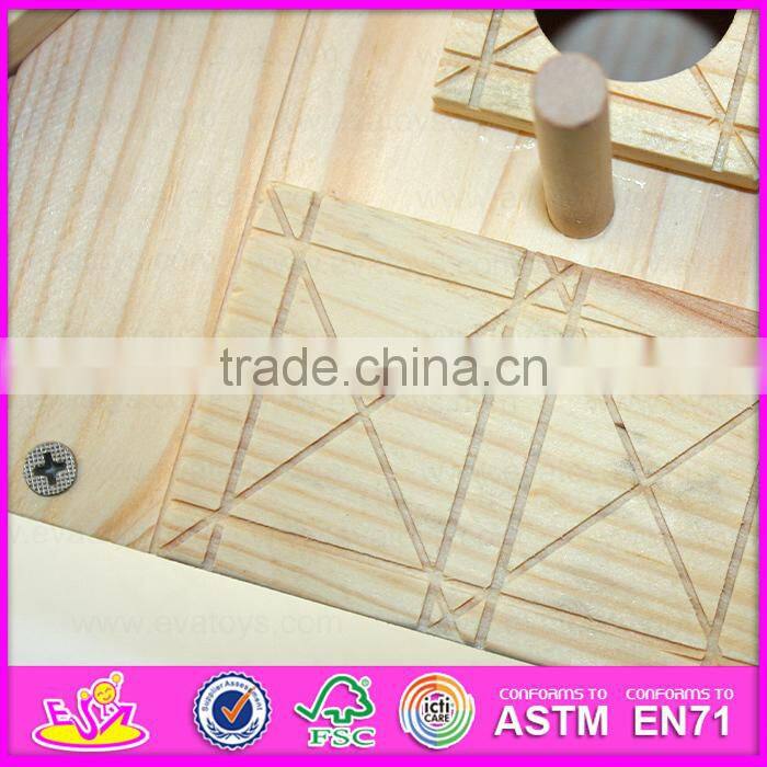 2015 Top New Natural colour Wooden Bird House,Popular wooden bird house,Cheap outdoor hanging wooden birds house for kit W06F012