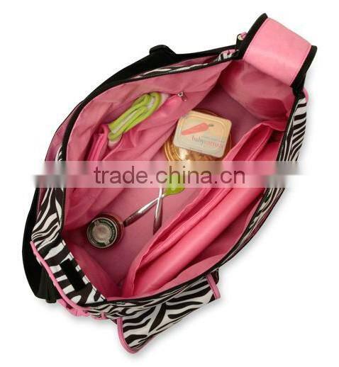 Zebra Duffel Baby Diaper Bag