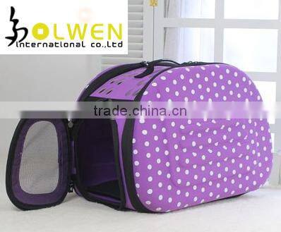 2015 Newest foldable pet dog carrier bag with EVA
