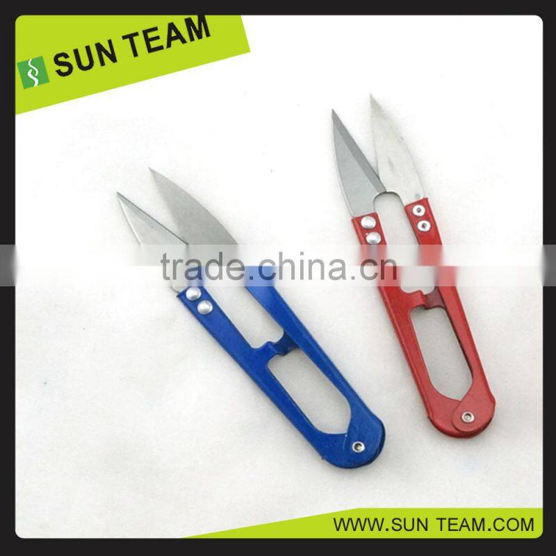 ST016 4-1/4" FDA durable plastic handle fishing line scissor