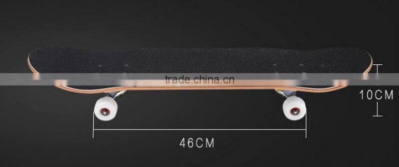 water thermal transfer 4 PU Wheel Maple Sport Skateboard Good reputation 9 Plies longboard skateboard cheap