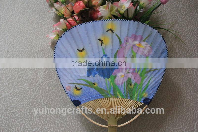 2014 Hot Custom Logo Promotion Branded Paper fan