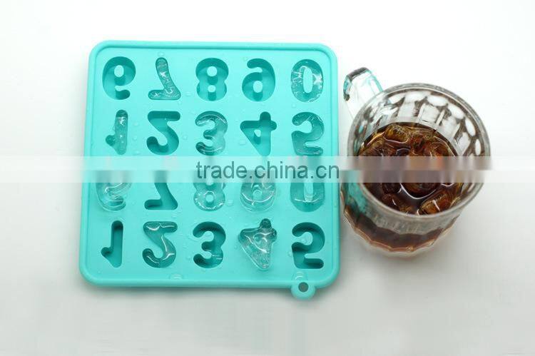 OEM Silicone word shape ice cube tray,silicone ice tray maker