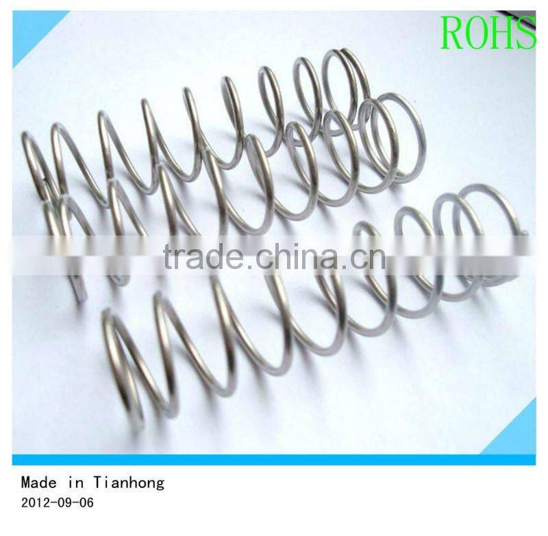 large diameter compression springs used in heavy machinery