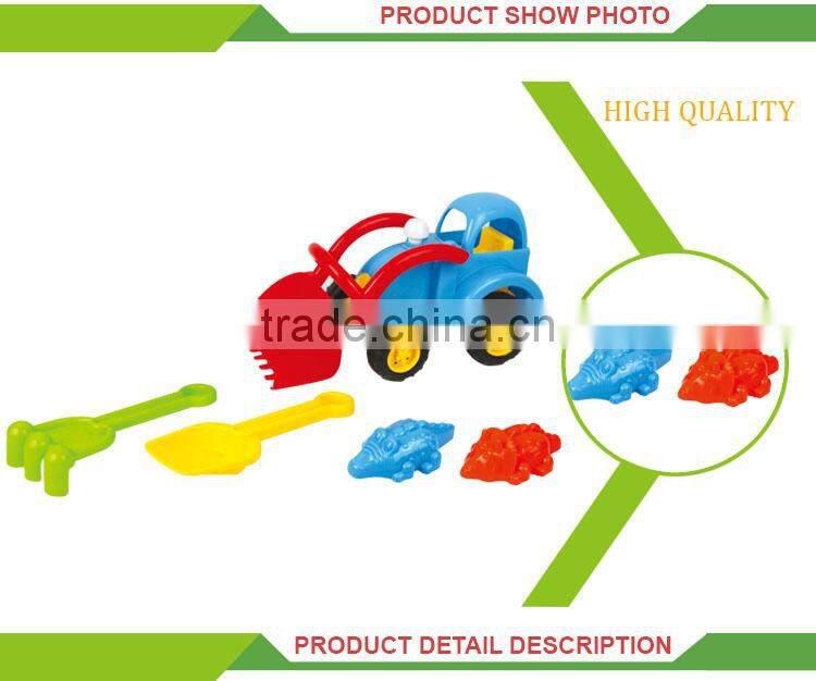 Best selling outdoor sand car plastic beach toy set