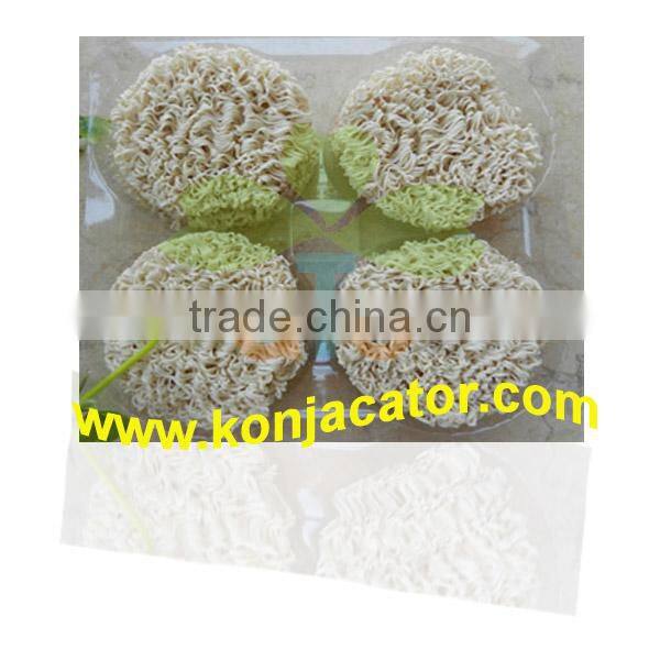 Chinese instant noodles konjac food supplier non fried dry konjac noodles