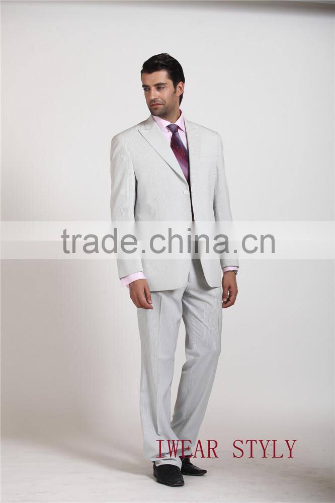 Stripe 2PCS business suits for man / jacket & pant