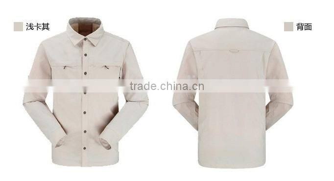 Anti-uv Men wholesale FISHING SHIRTS Quick-dry function Outdoor Shirt OEM