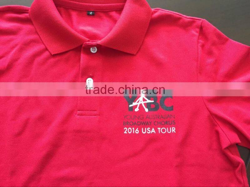 custom cotton student uniform Pique polo shirt for boys and girls