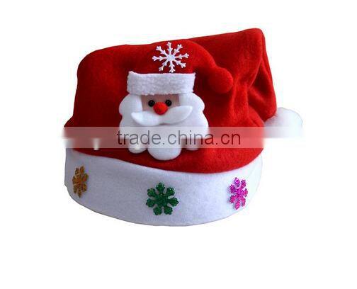 Cheap promotional custom christmas hats for christmas decoration