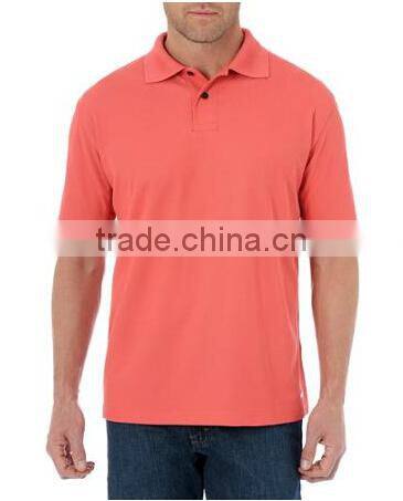 Men's Short Sleeve Performance Fashion Plain Polo Shirt