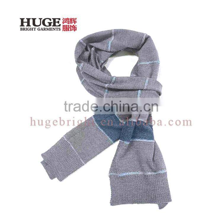 Superior Fabric New Fashion 100% Merino Wool Thick Knit Scarf