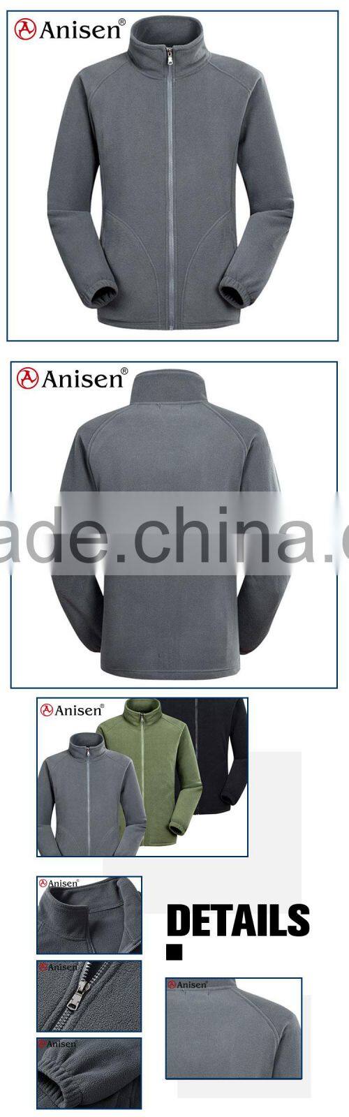 polar fleece winter outdoor wholesale men's fleece jacket
