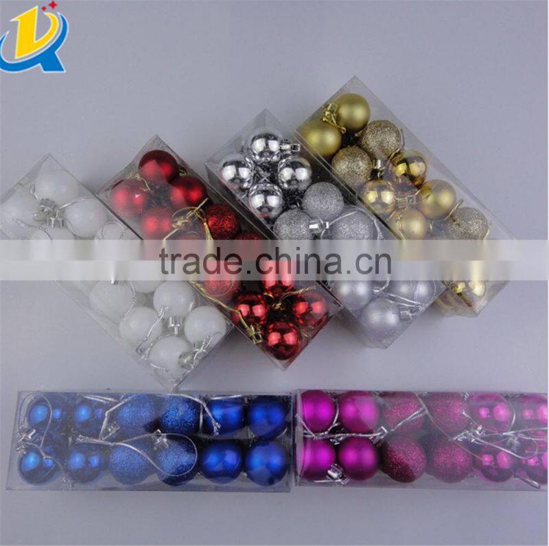 household party decoration white plastic christmas ornaments balls