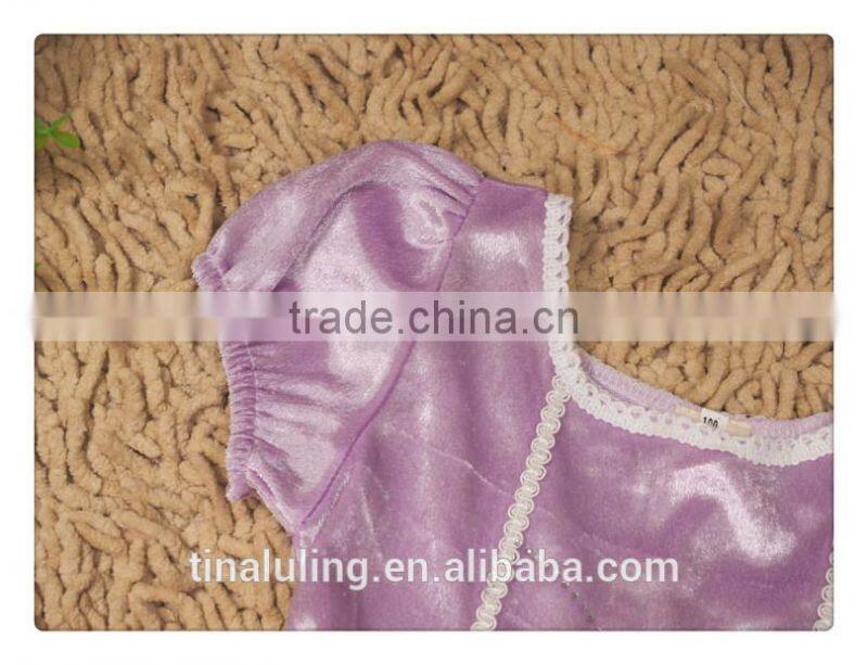 2015 new baby girls elegant dress kids wedding dress children clothes party wear costume