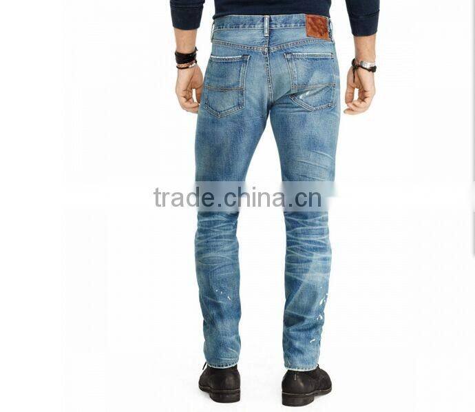 Biker Jeans Fashion Denim trousers(LOTK091)