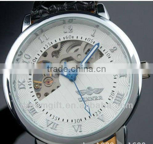 2013 high-end mechanical watches automatic movement made hollow chains wathces couple watches fashion shel