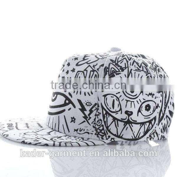 Cap Hippie Snapback New Adjustable Baseball Bill Vintage Unisex Flat Hip-Hop Hat