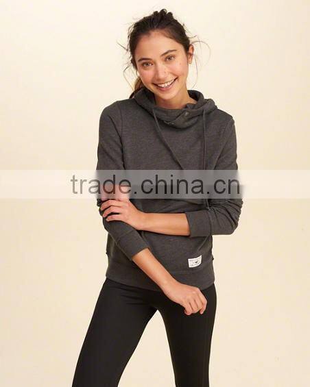 Oem Factory Blank 100% Cotton 200 Gsm Plain Custom Fashion Girls Hoodies