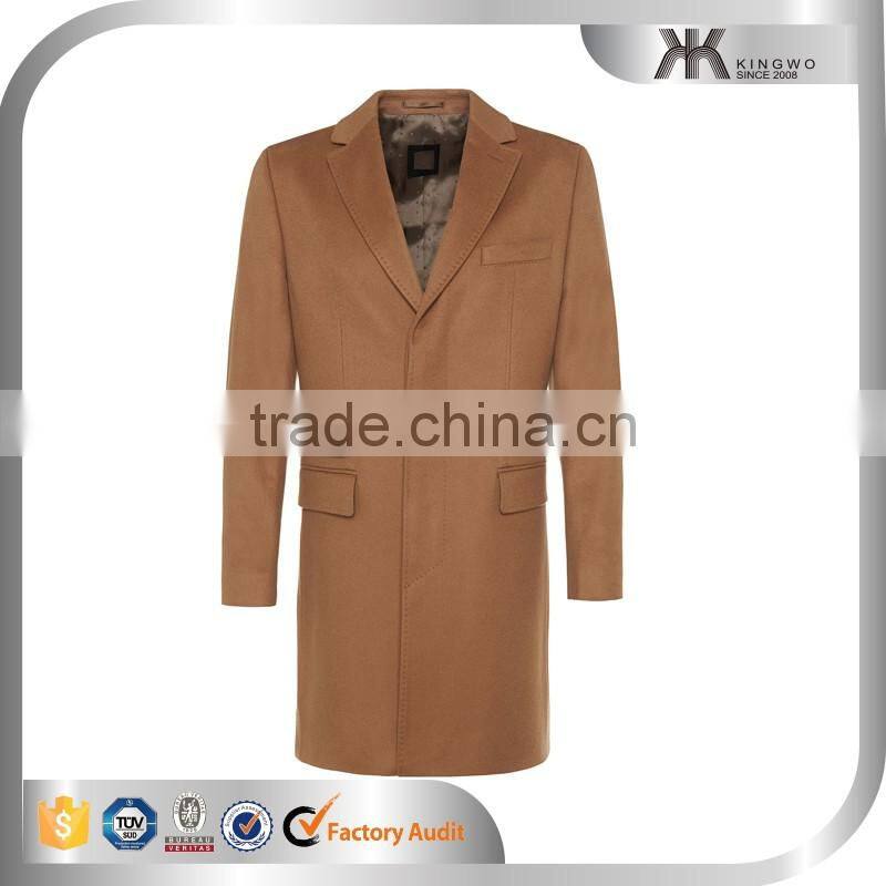 mens brown formal long coat latest design
