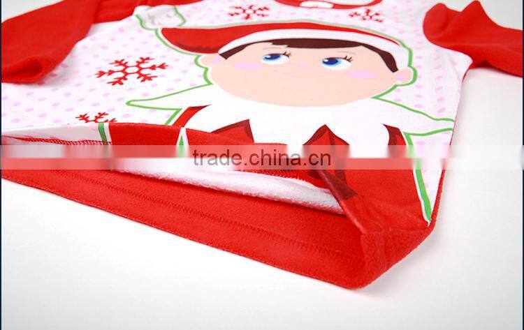 Snowman Princess girls suit pajamas