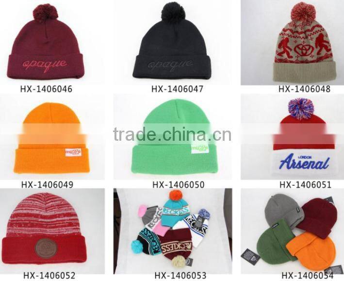 Various Colors 100 Acrylic Beanie/Crochet Beanie