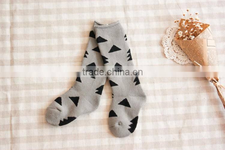 2016 winter children's popular tube socks children's pantyhose thick combed cotton terry baby leggings