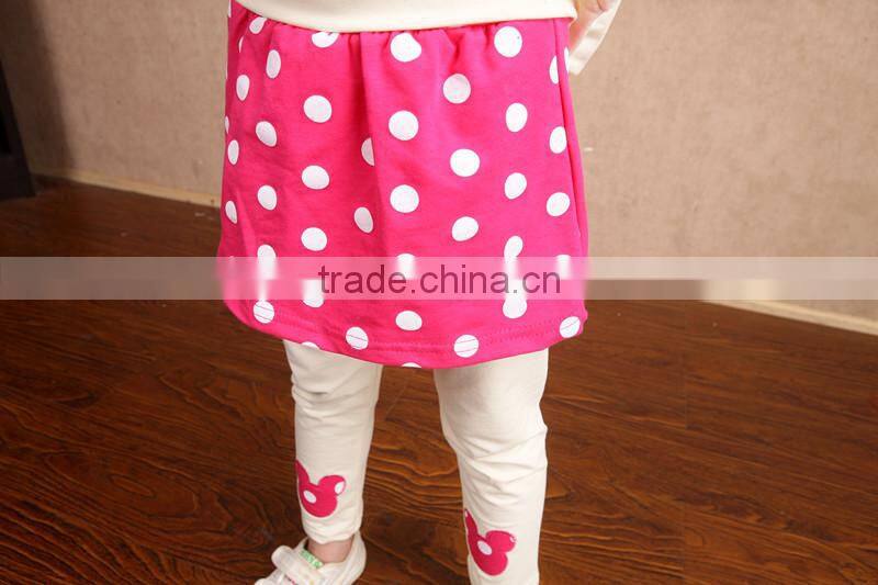 Wholesale lovely girl suits, cotton children even coat clothing