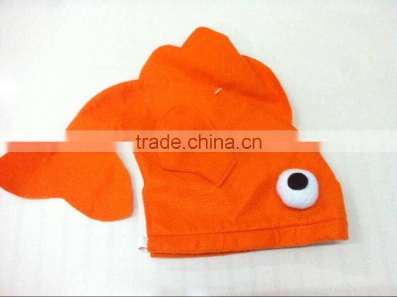 Halloween Cosplay Goldfish Felt Hat