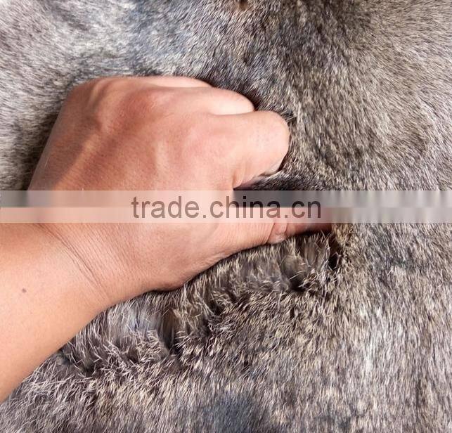 real rex rabbit fur plate pelt skin/Factory Direct Supply 100% Real Rabbit Fur Skin Blanket / Natural Fur Plate