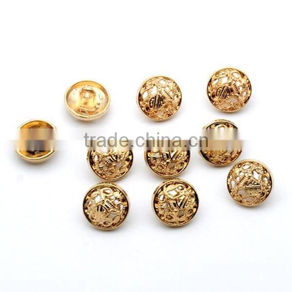12mm metal alloy sewing buttons decorative gold button SF-028
