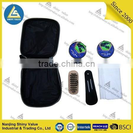 mini travel shoe shine kits with eva bag