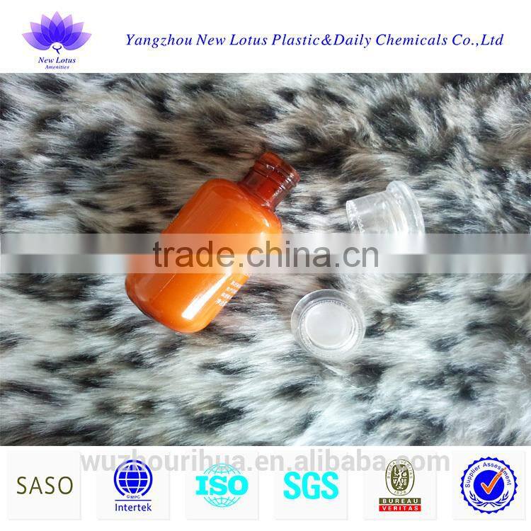 beauty hotel cosmetic bottle with shampoo body lotion