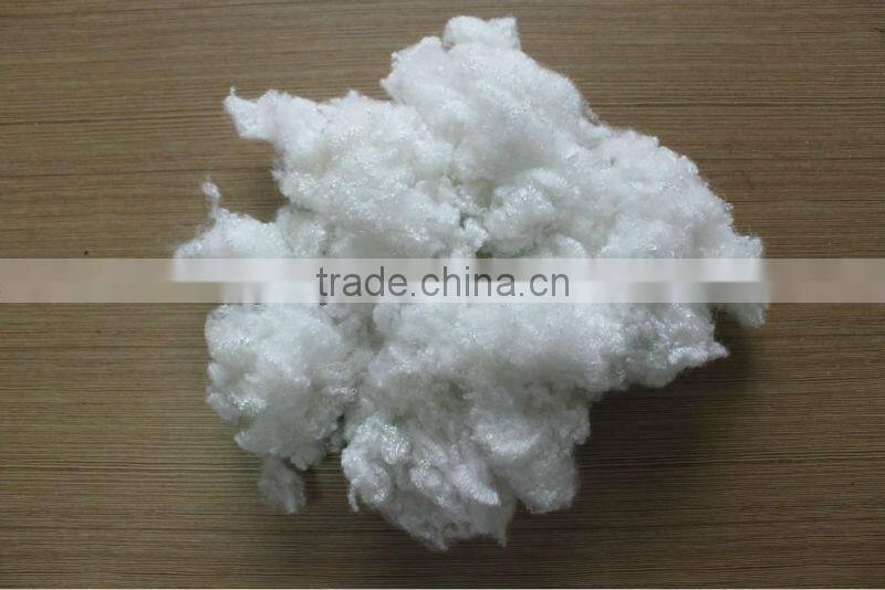 6D,7D,15D hcs polyester hollow conjugated siliconed staple fibe rfor filling pillow