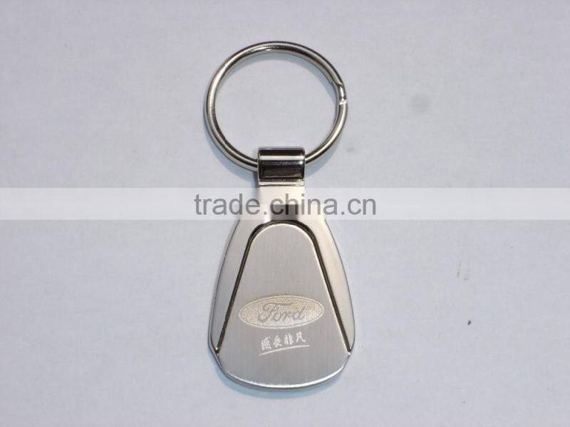 2016 Blank Square Shaped Custom Cut Out Metal Keychain