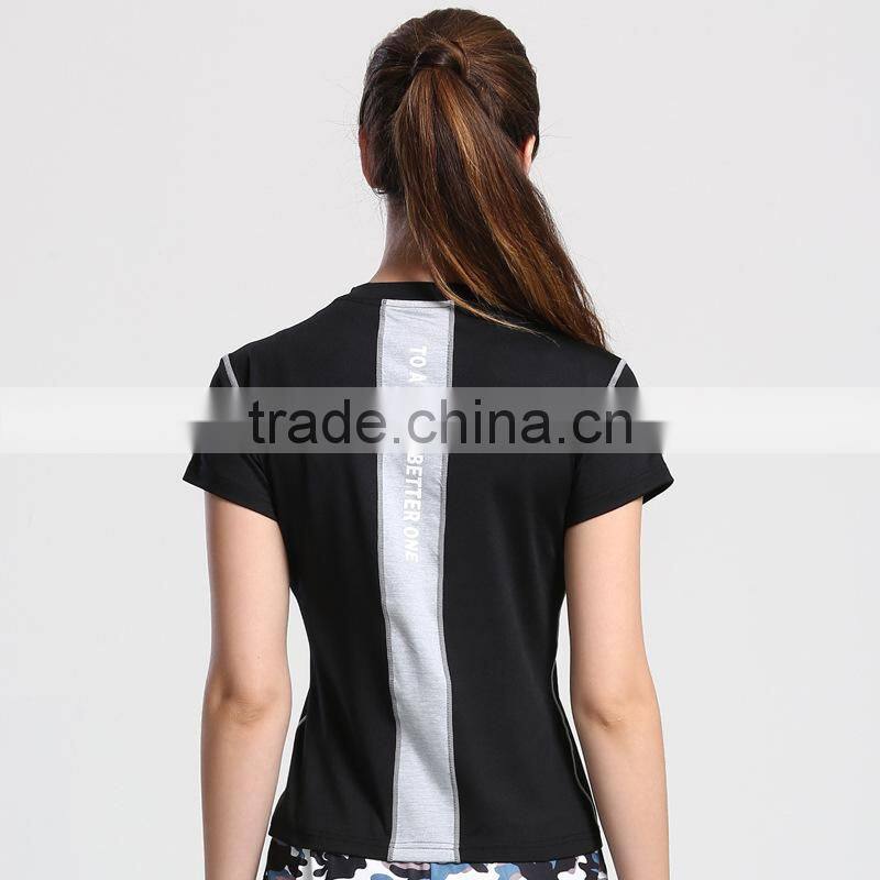 Gym Fitness Short Sleeve Women Shirt Tops