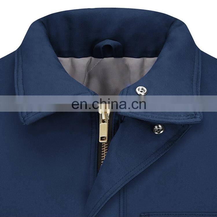 OEM Mens Reflective blue wear rough workwear plus size coal mine work jacket for mining