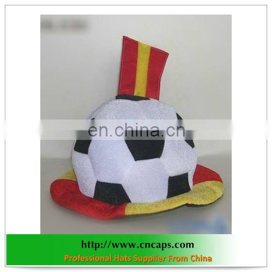 party flag hat with custom made hatband