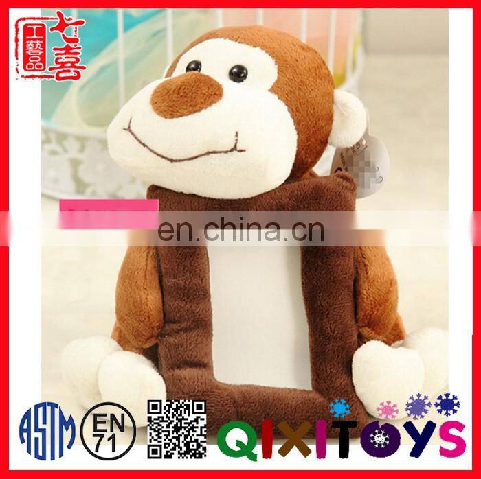 Promotion soft monkey photo frames for picture