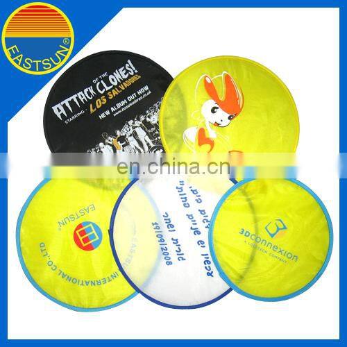Foldable frisbee for promtional items